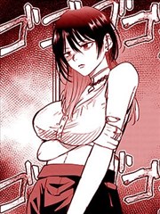 藕荷晕染设色的漫画人物头像样本